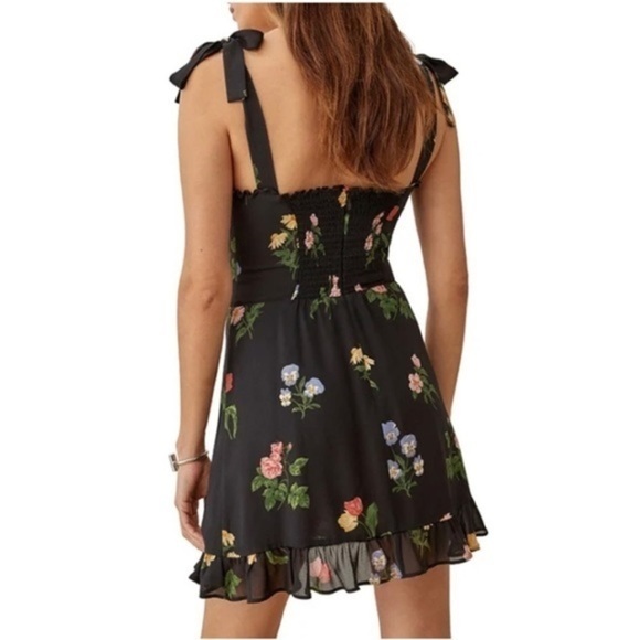 Reformation Christine Dress in Night Bloom *NEW* - Picture 2 of 5